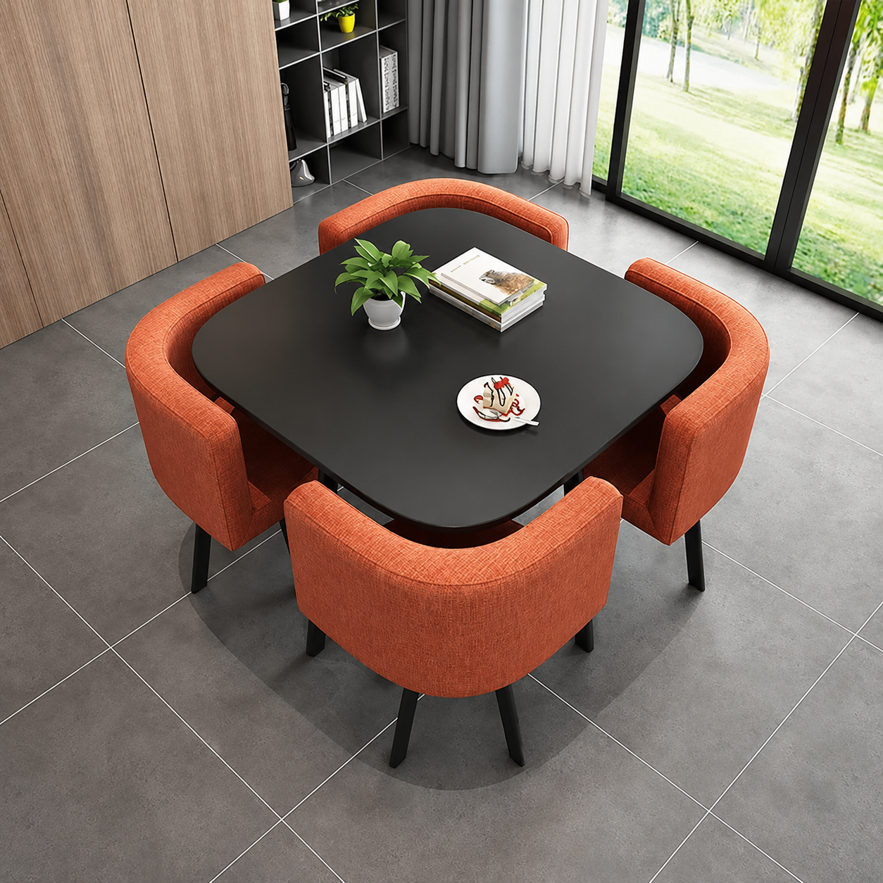 Cup Shape Table & Chairs