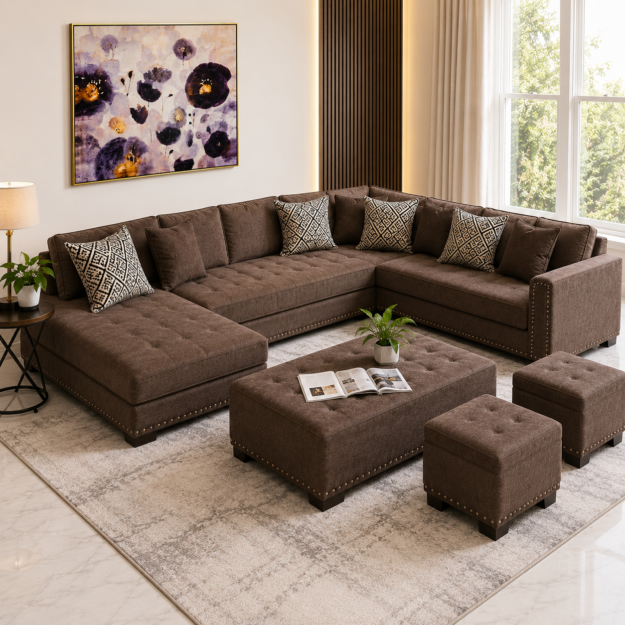 L Shape Sofa-A