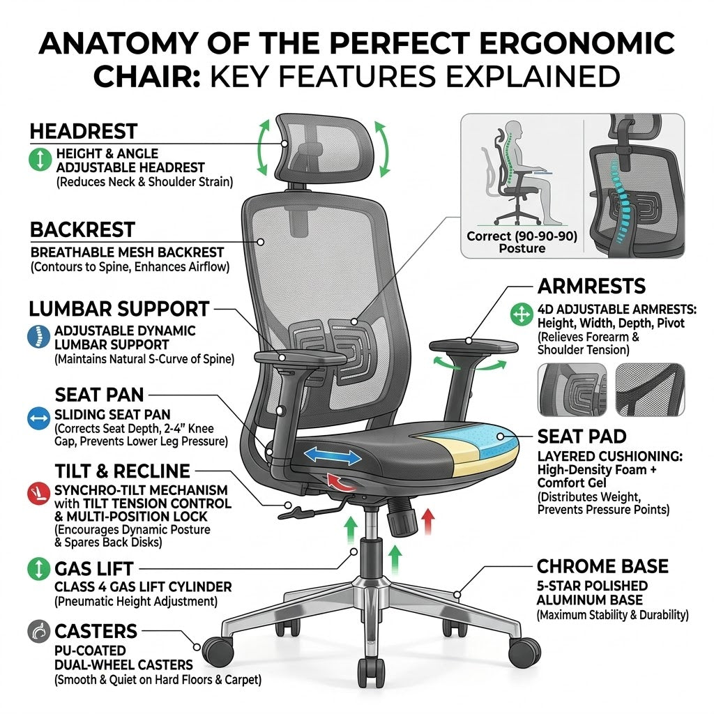 Marvel High Back Chair