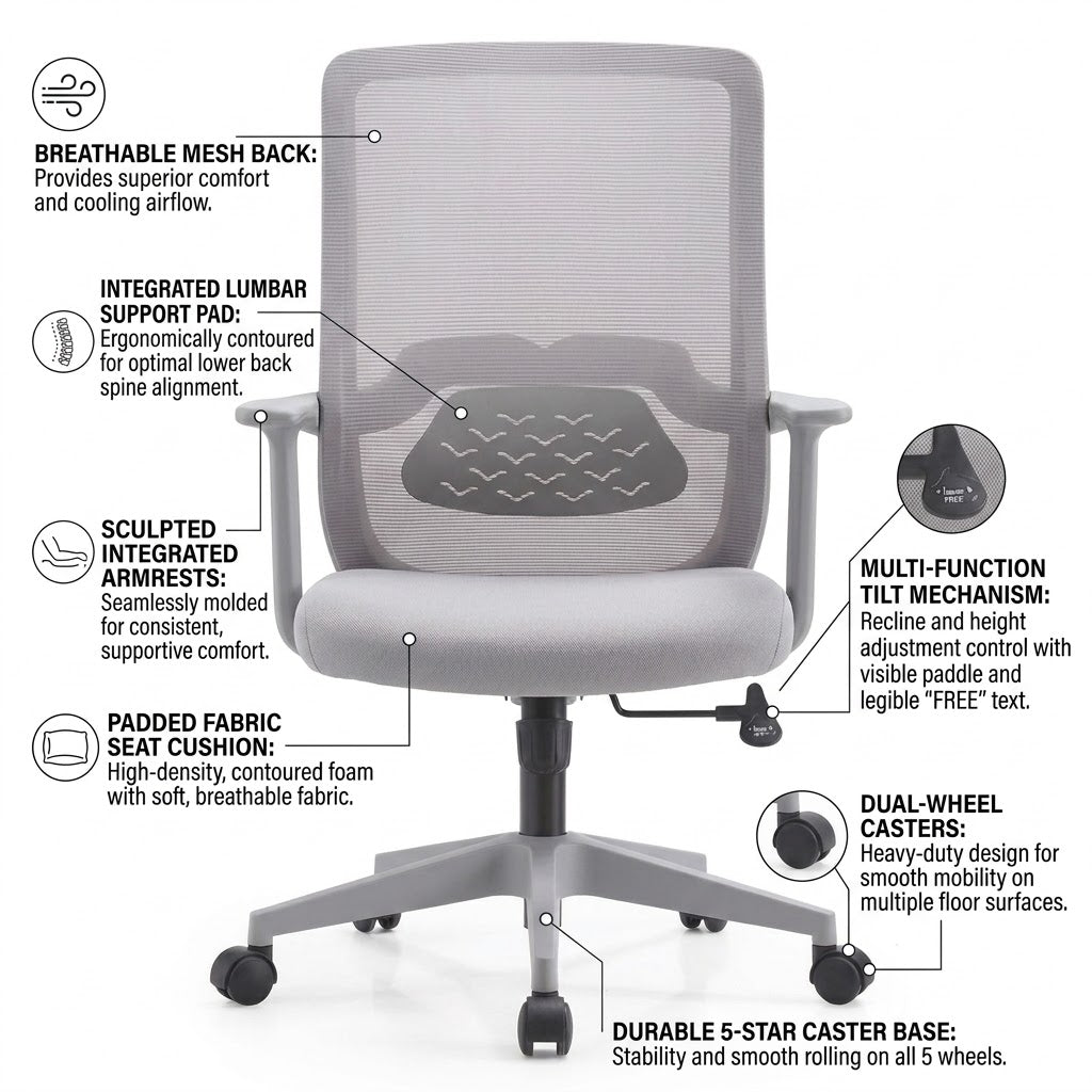 Summit Mid Back Chair