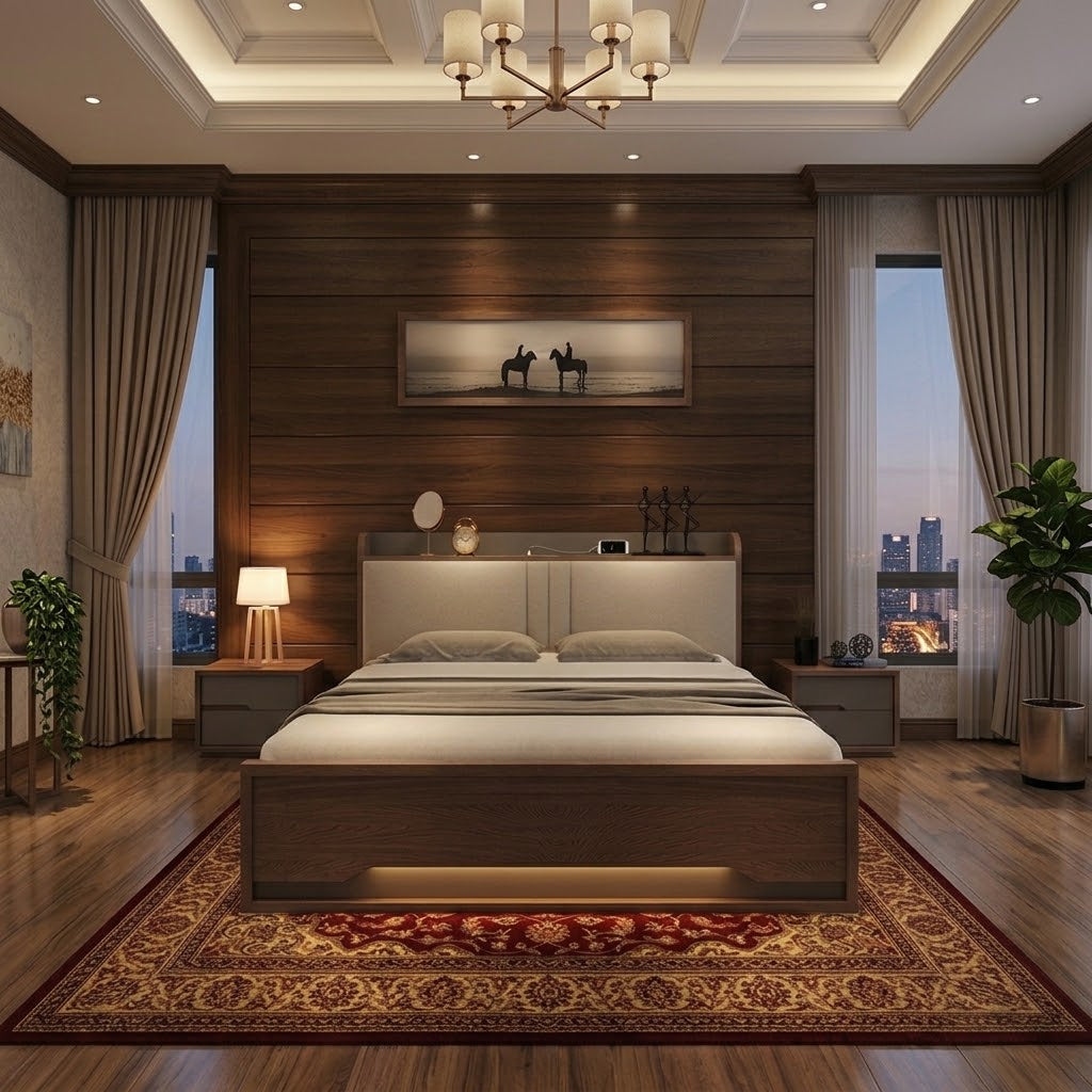 Woak Bed Set
